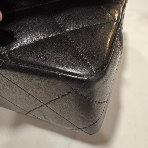 💯💎Authentic 💎CHANEL Paris Limited Edition Lambskinn Double Flap - Picture 11 of 14